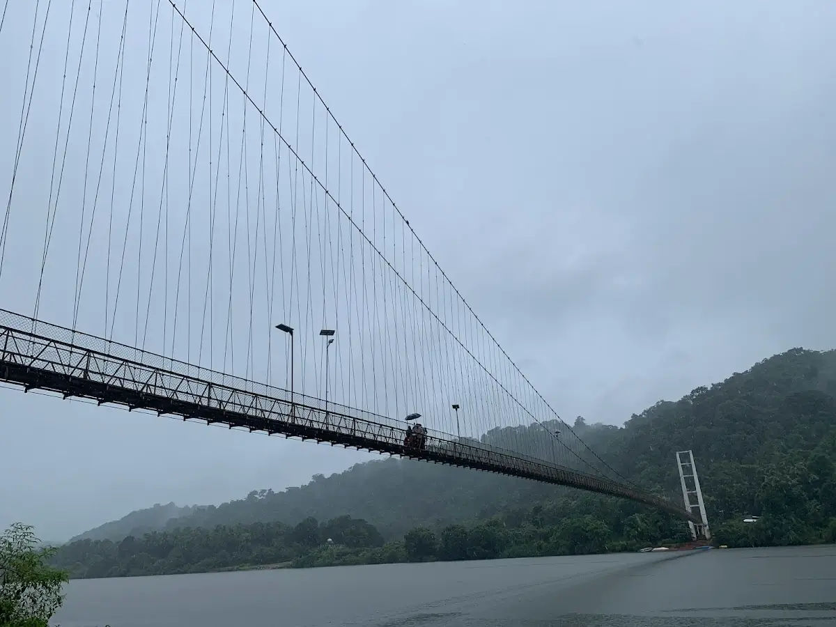 View of Samshi Hanging Bridge (Kudrigi)