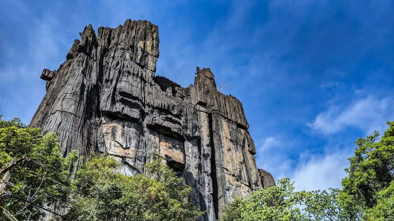 View of Yana Rocks & Cave Temple