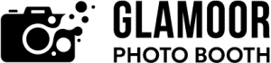 Glamoor Photo Booth black logo on transparent background