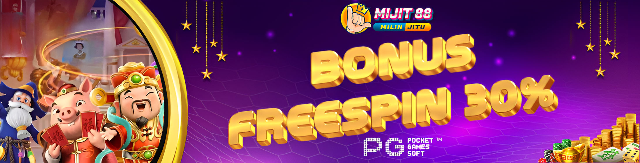 BONUS FREESPIN 30% PG