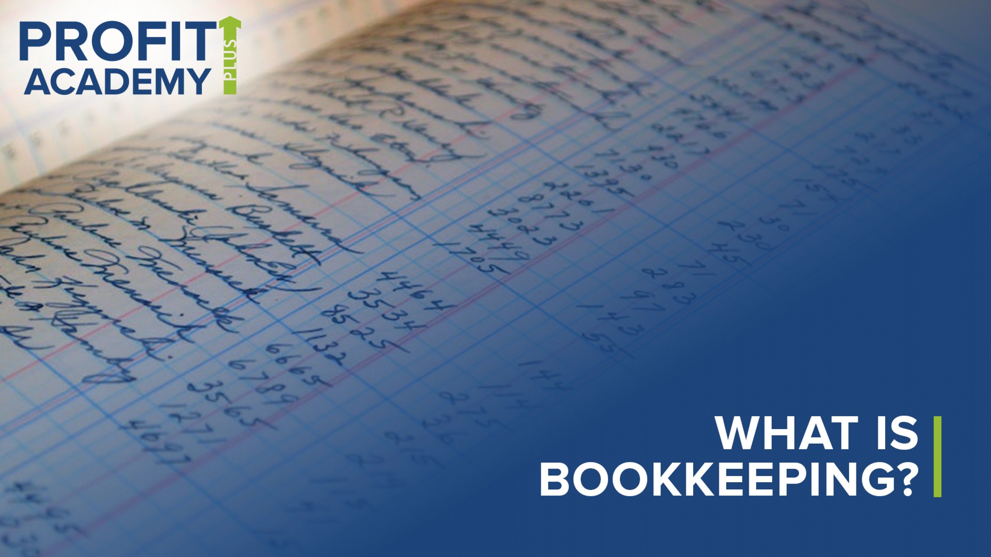 What is bookkeeping?
