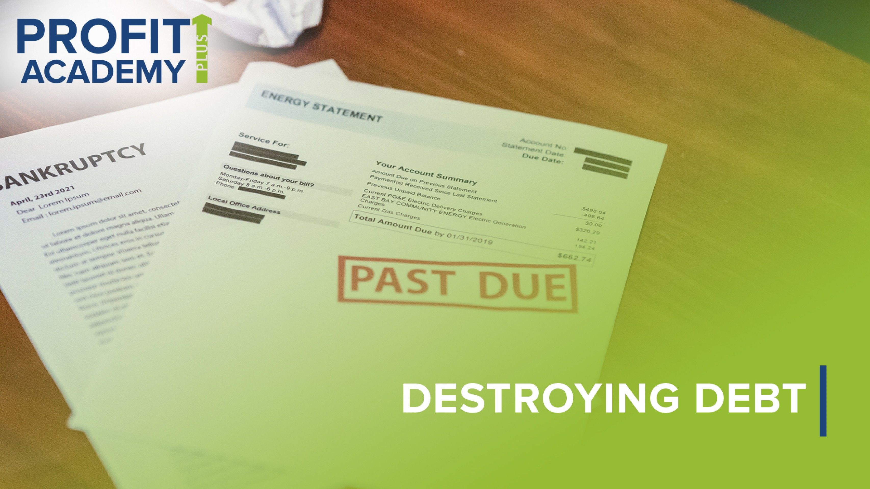 Destroying Debt