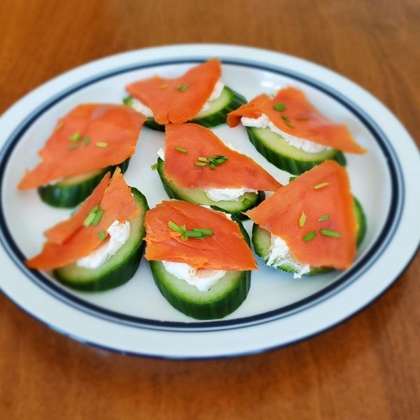Salmon & Cucumber Keto-Bites