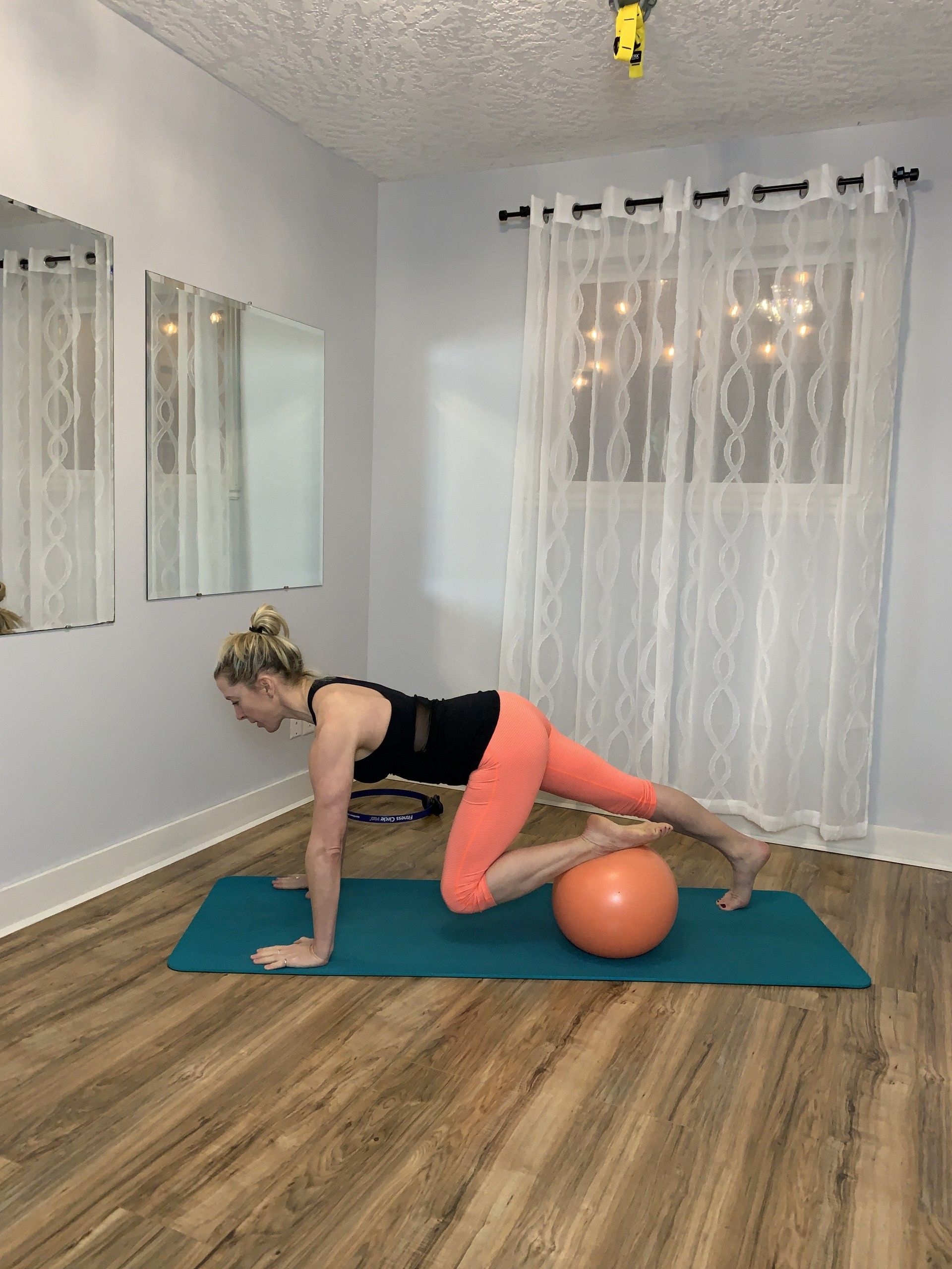 Pilates Mat Class with the Orange Ball