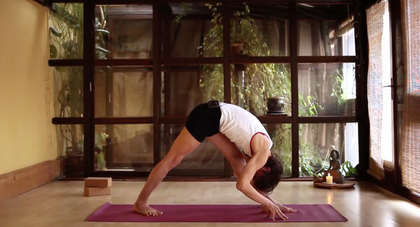 Iyengar Yoga Parsvottanasana