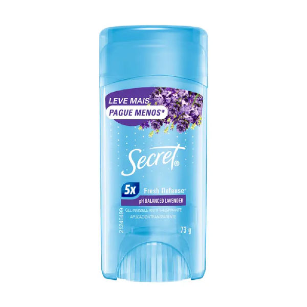 Desodorante em Gel Secret Lavender 73g - SECRET | Mateus Mais