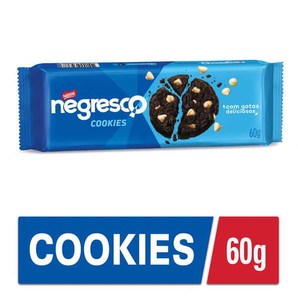 Cookie Negresco Gotas de Baunilha 60g - NESTLE | Mateus Mais