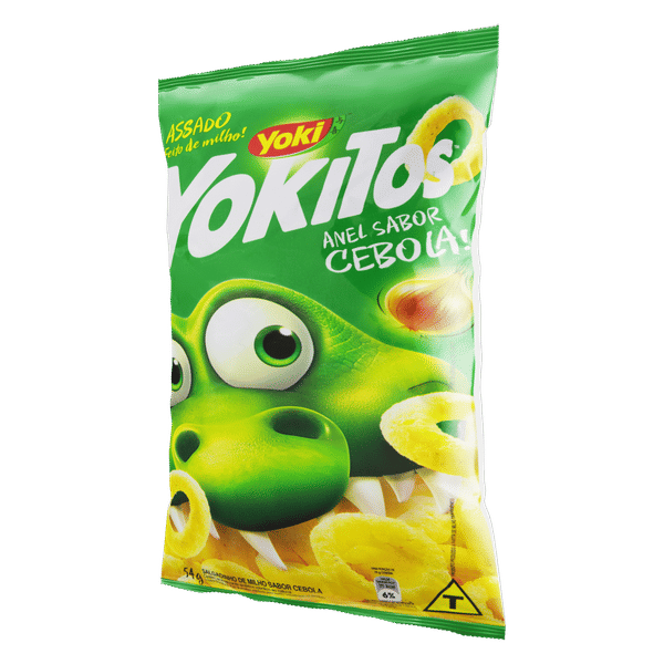 Salgadinho de Milho Anel Cebola Yoki Yokitos Pacote 54g - YOKI