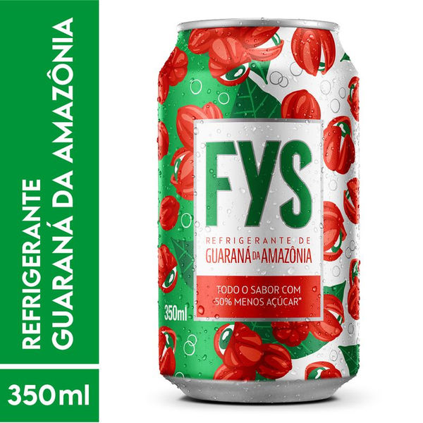 Refrigerante Guaraná da Amazônia FYs 350ml - FYS | Mateus Mais