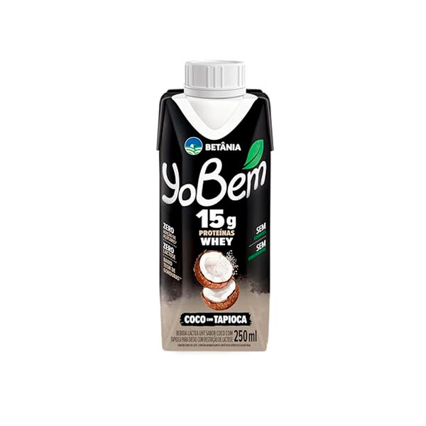 Bebida Lactea Yobem Proteinas Coco Com Tampa 250ml - BETANIA