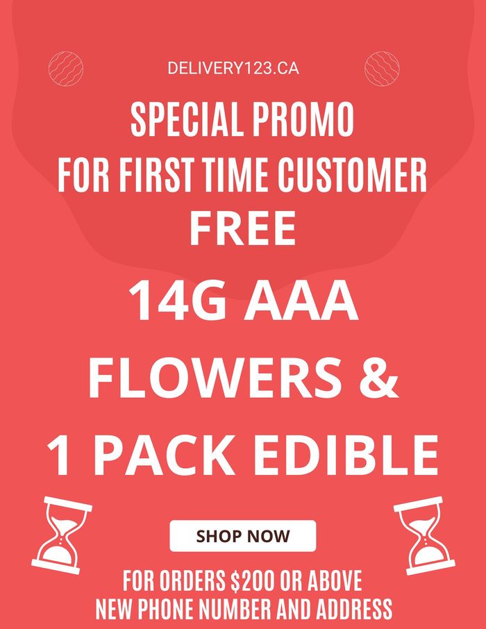14G FLOWER + 1 PACK EDIBLE FREE FOR NEW CUSTOMERS!