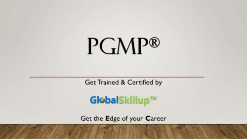 PGMP Training and Certification