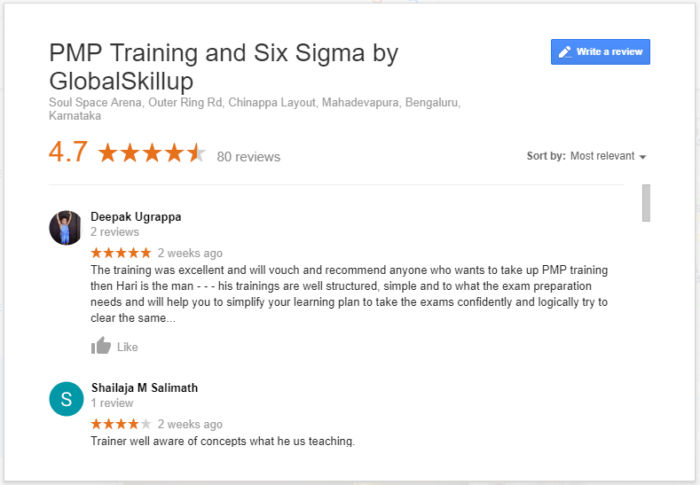 PMP Classroom Training - Image 3