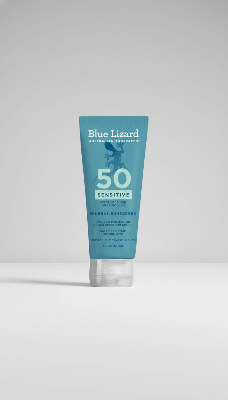 Blue Lizard Sensitive Mineral Sunscreen SPF 50