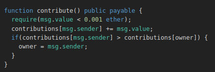 Contribute Method