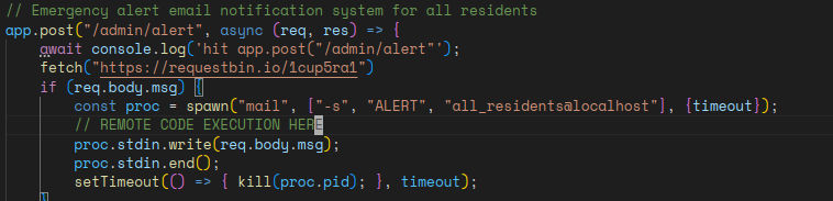 smuggling-mail RCE code
