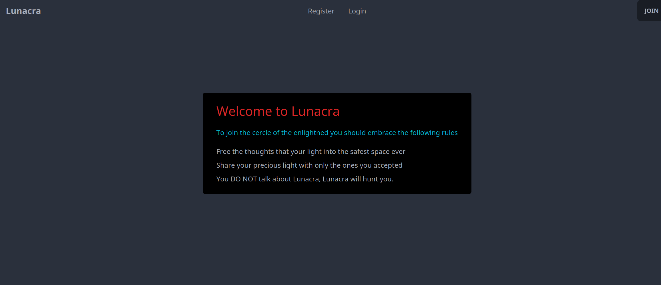 Lunacra front