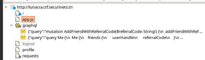 Lunacra burp api