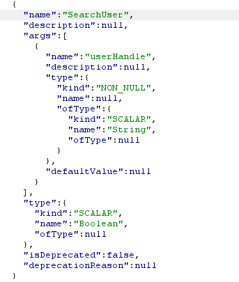 Lunacra gql searchUser