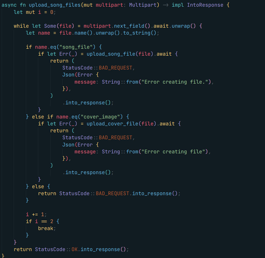 Rust0Songs createSong