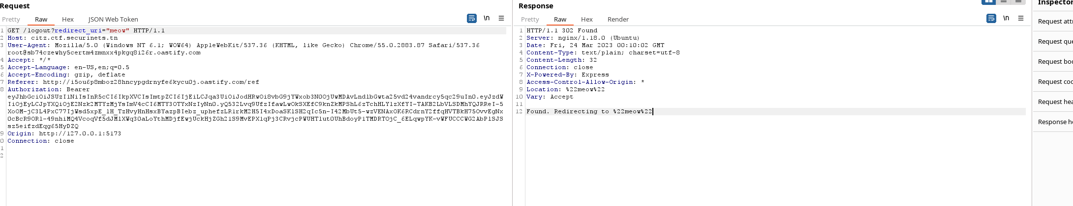 Citz open redirect