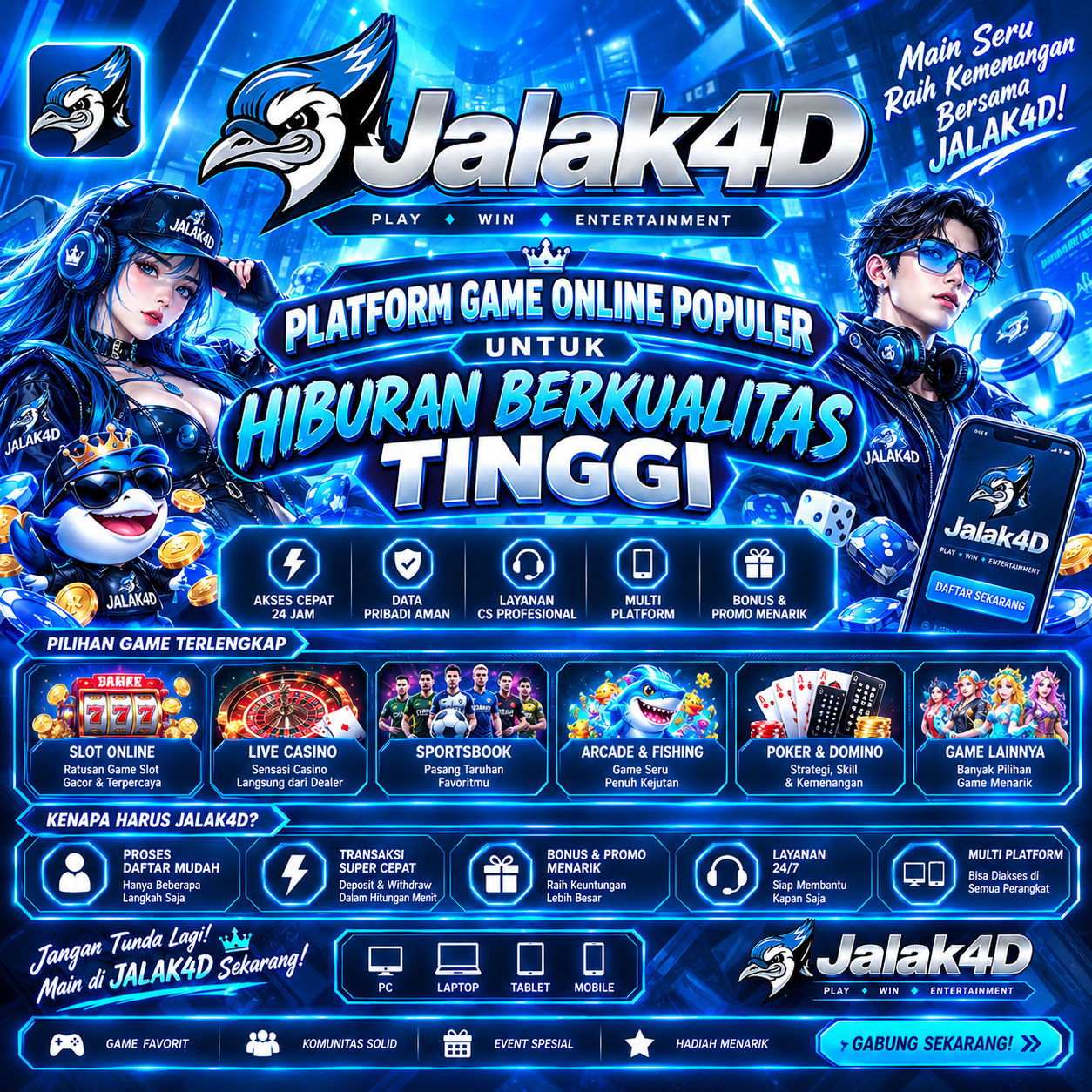 JALAK4D ~ Platform Game Online Populer untuk Hiburan Berkualitas Tinggi