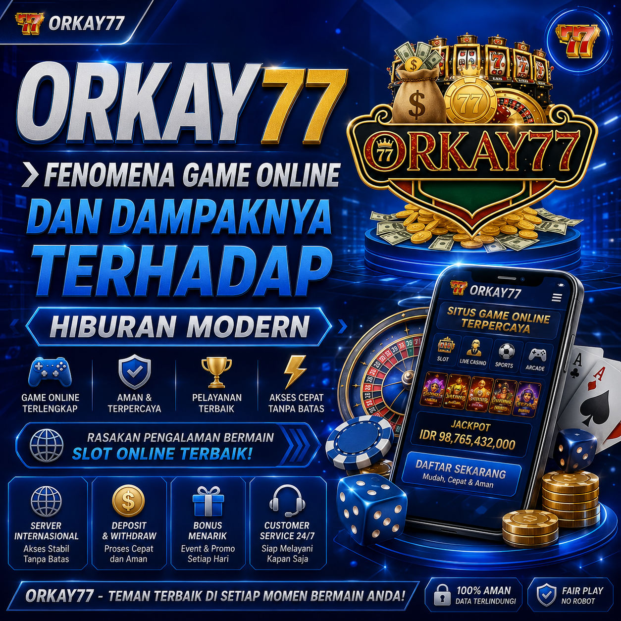 ORKAY77 > Fenomena Game Online Dan Dampaknya Terhadap Hiburan Modern