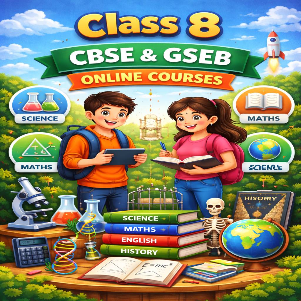 Class 8 – CBSE and GSEB
