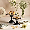 Basal Wooden Cake Stand (Ebony Finish)