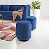 Luxor Storage Ottoman in Blue Color