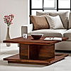 California Wooden Center Table in Teak Finish