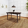 Chicago Wooden Dining Table in Dark Walnut Finish