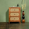 Scott Rattan 3 Chest of Drawer in Natural Finish