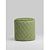 Mable Ottoman (Velvet, Green)