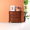 Juliet Wooden 3 Chest of Drawers (Teak Finish)