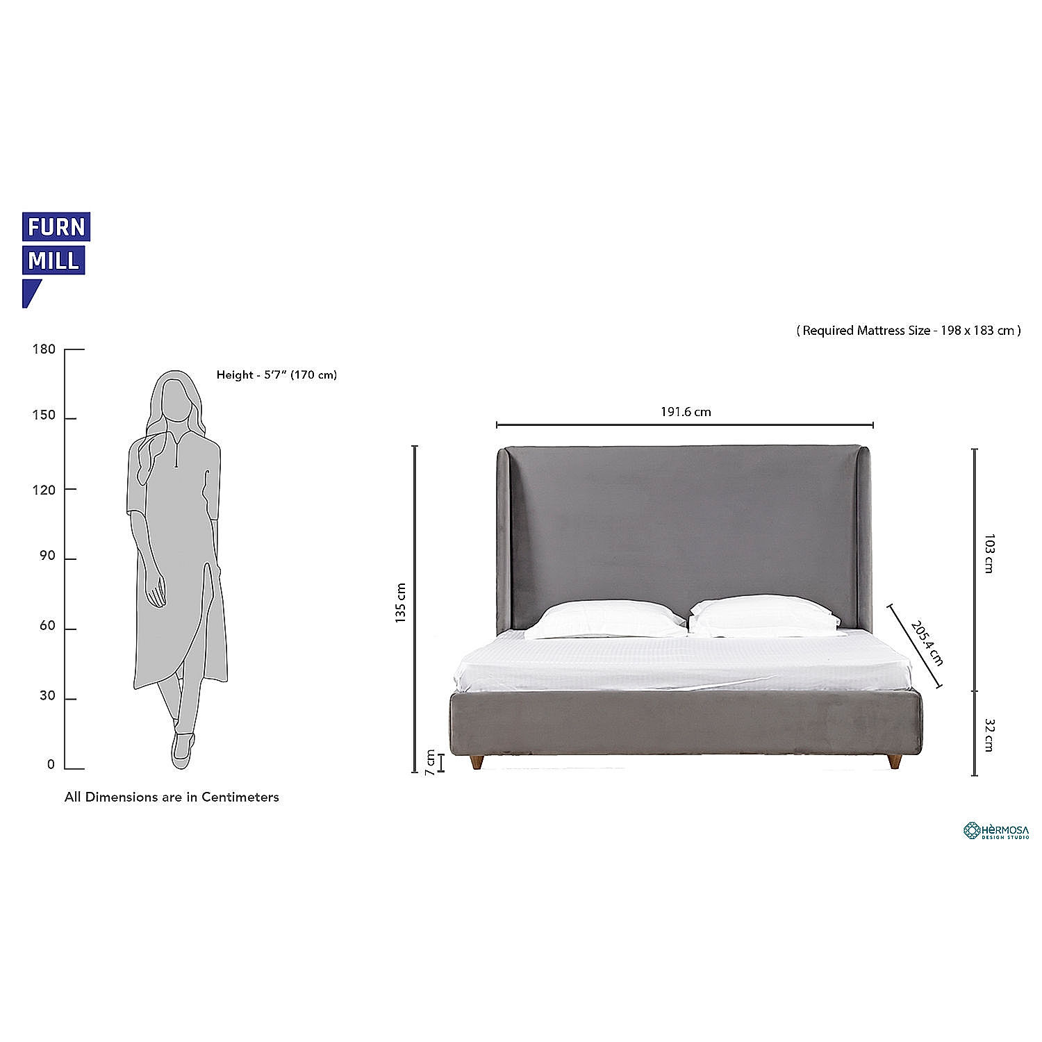 Buy California Bed Online at Furnmill 450611