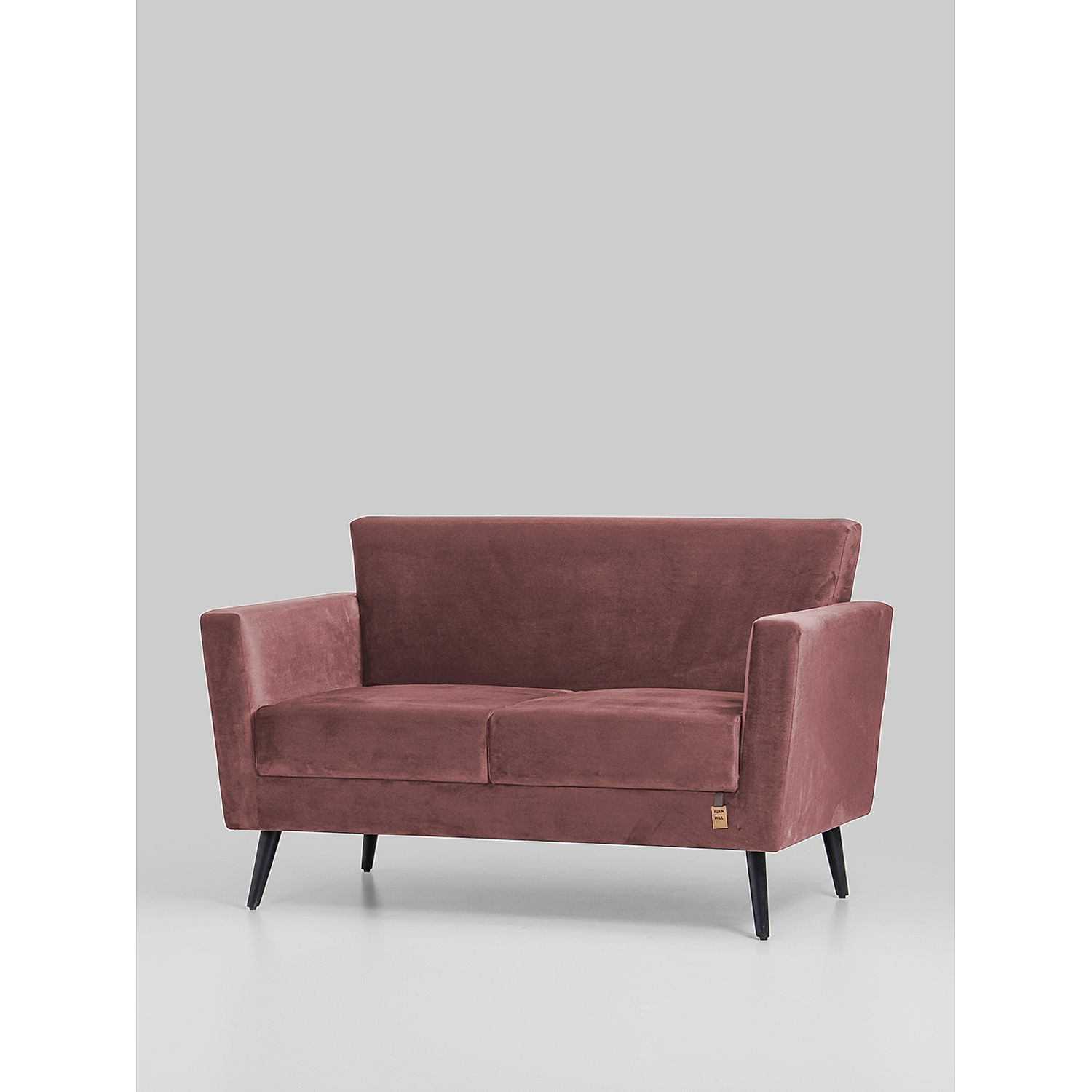 Burgundy 2 seater sofa deals