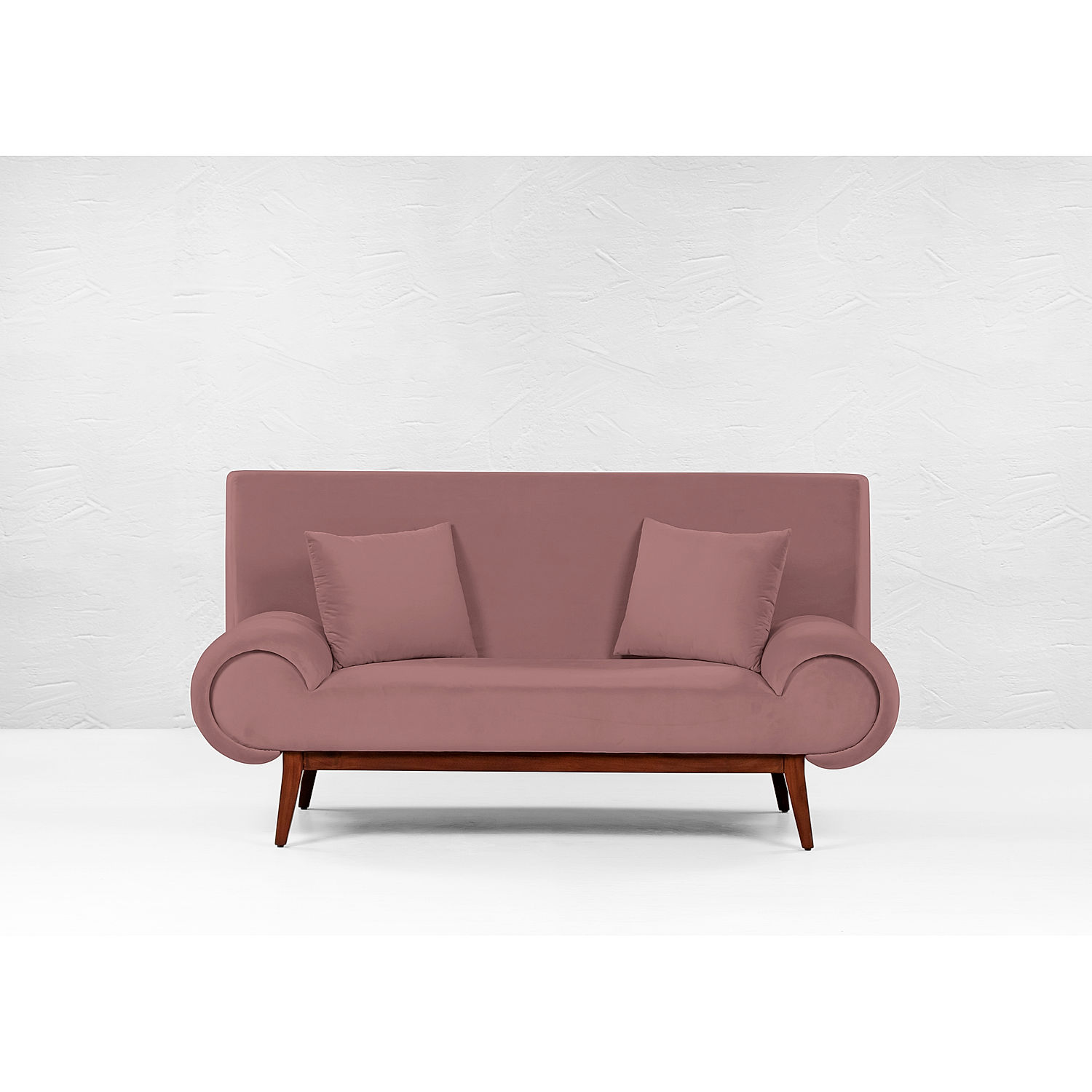 Buy Kow Tow 2 seater Velvet Sofa in Mauve Color Online at Frunmill ...