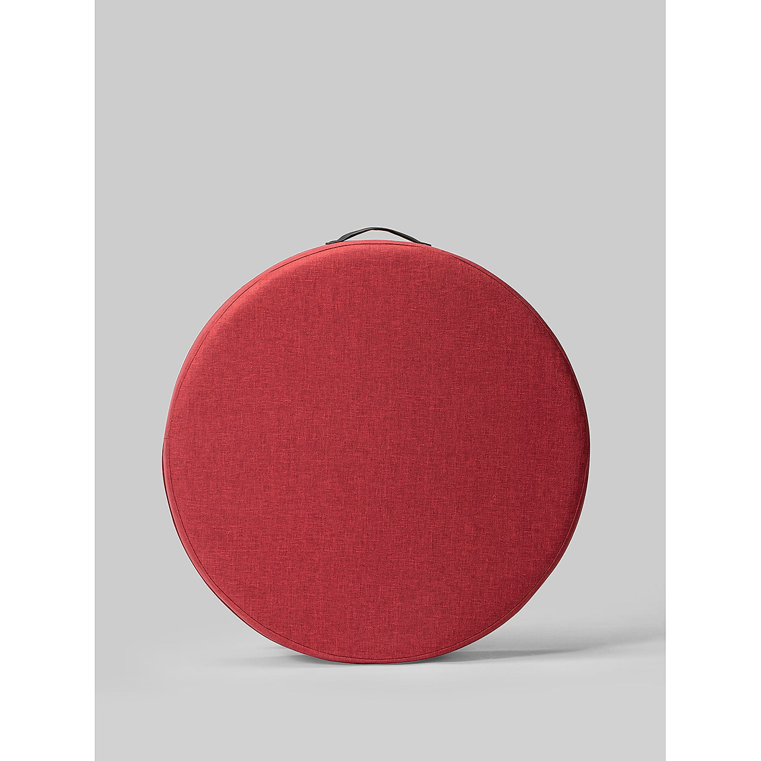 Linen Floor Cushion With Handle Collection, Red