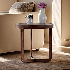 Calico Wooden Coffee Table in Walnut Finish