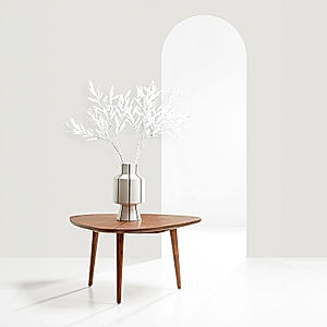 Ovate Wooden Center Table