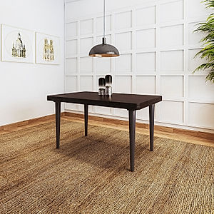 Chicago Wooden Dining Char in Dark Walnut Finish