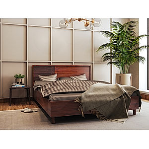 Emma King Size Wooden Bed