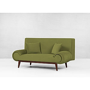 Kow Tow 2 seater Velvet Sofa in Green Color