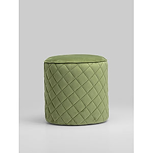 Mable Ottoman (Velvet, Green)