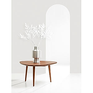 Ovate Wooden Center Table