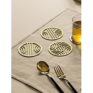 Cygnus Metal Coasters - Set of 4