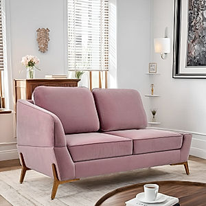 Durban 2 Seater Fabric Sofa in Pink Color