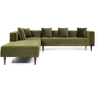 Emerald Green Arabic Seating, Sectional Sofa, L Shaped Arabic