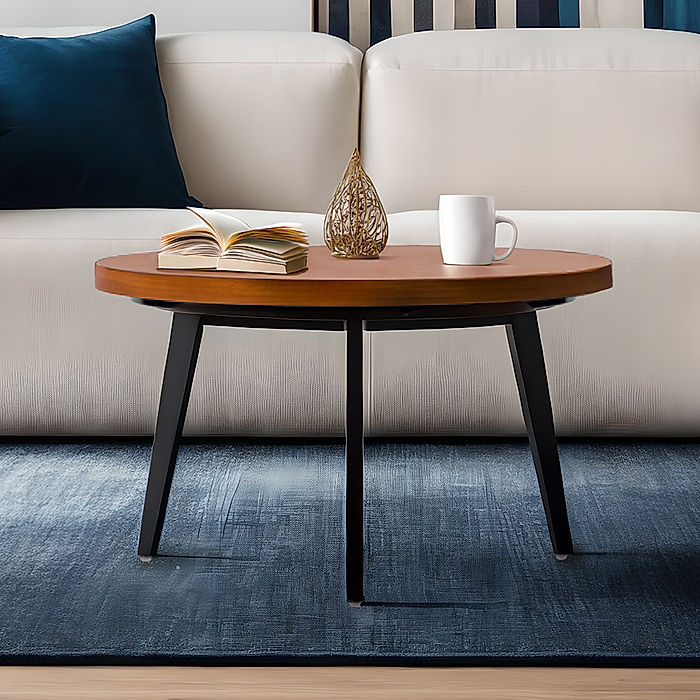 Round Wooden Coffee Table